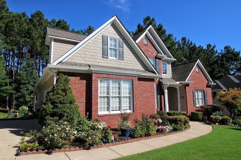 Front of a home in Bentwater Golf Community, Acworth GA and Dallas GA